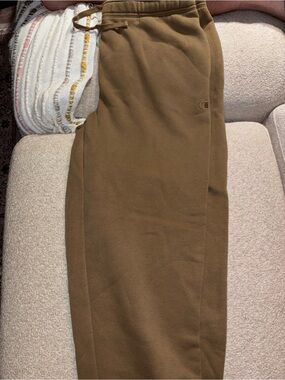 Champion Olive-Brown Pencil Midi Skirt